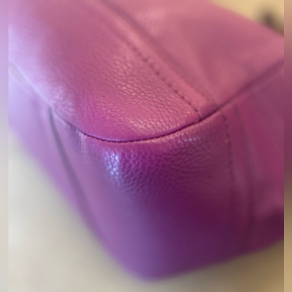 Coach Carrie Pebbled Leather Tote - Picture 10 of 14